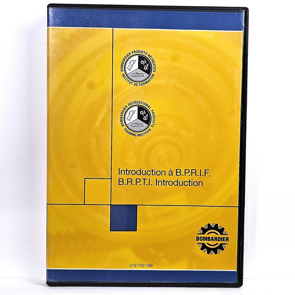 Bombardier B.R.P.T.I. Introduction Training DVD 2002‎ Bilingual Canada 219700196